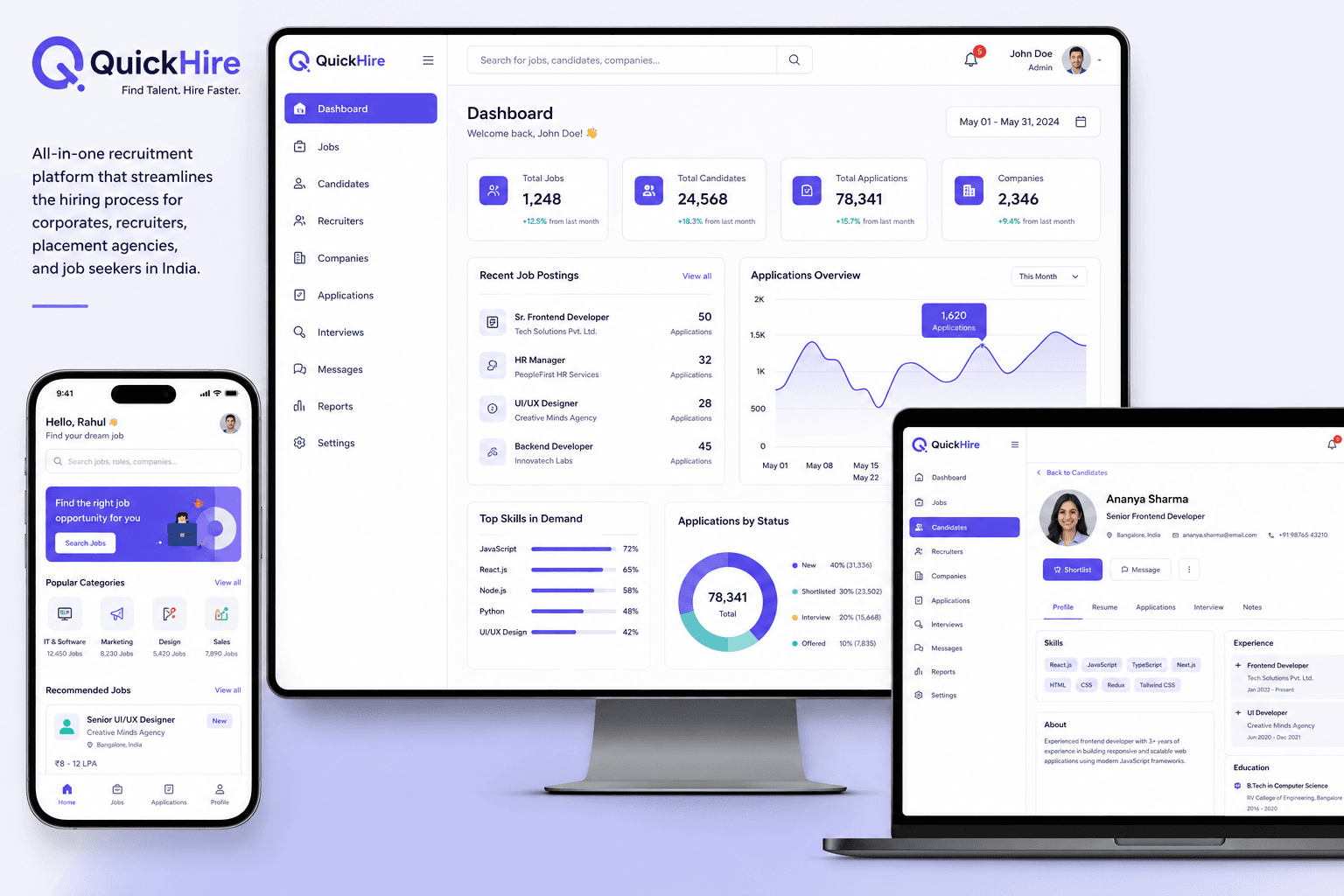 Other case-study visual for QuickHire
